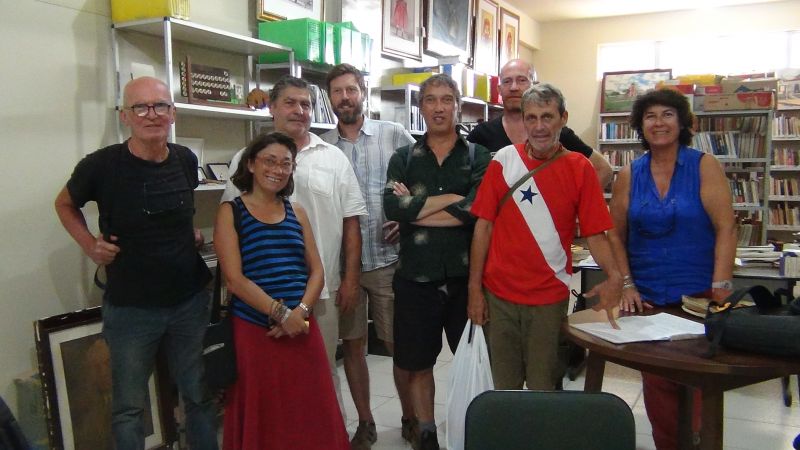 Acadêmicos de Artes Plásticas da Université D'Amiens - França